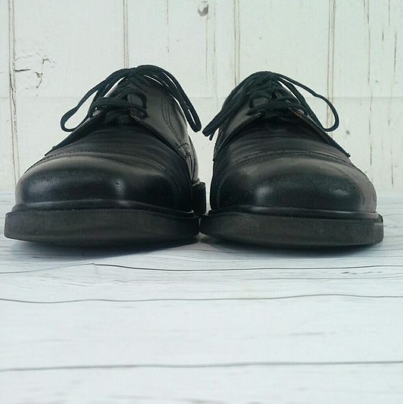 <$> SOLD <$>             Rockport Dressport Captoe Oxfords Blk Leather 11XW - Picture 5 of 8